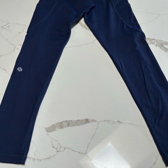 Lululemon Athletica Deep Blue Leggings - Picture 5 of 10